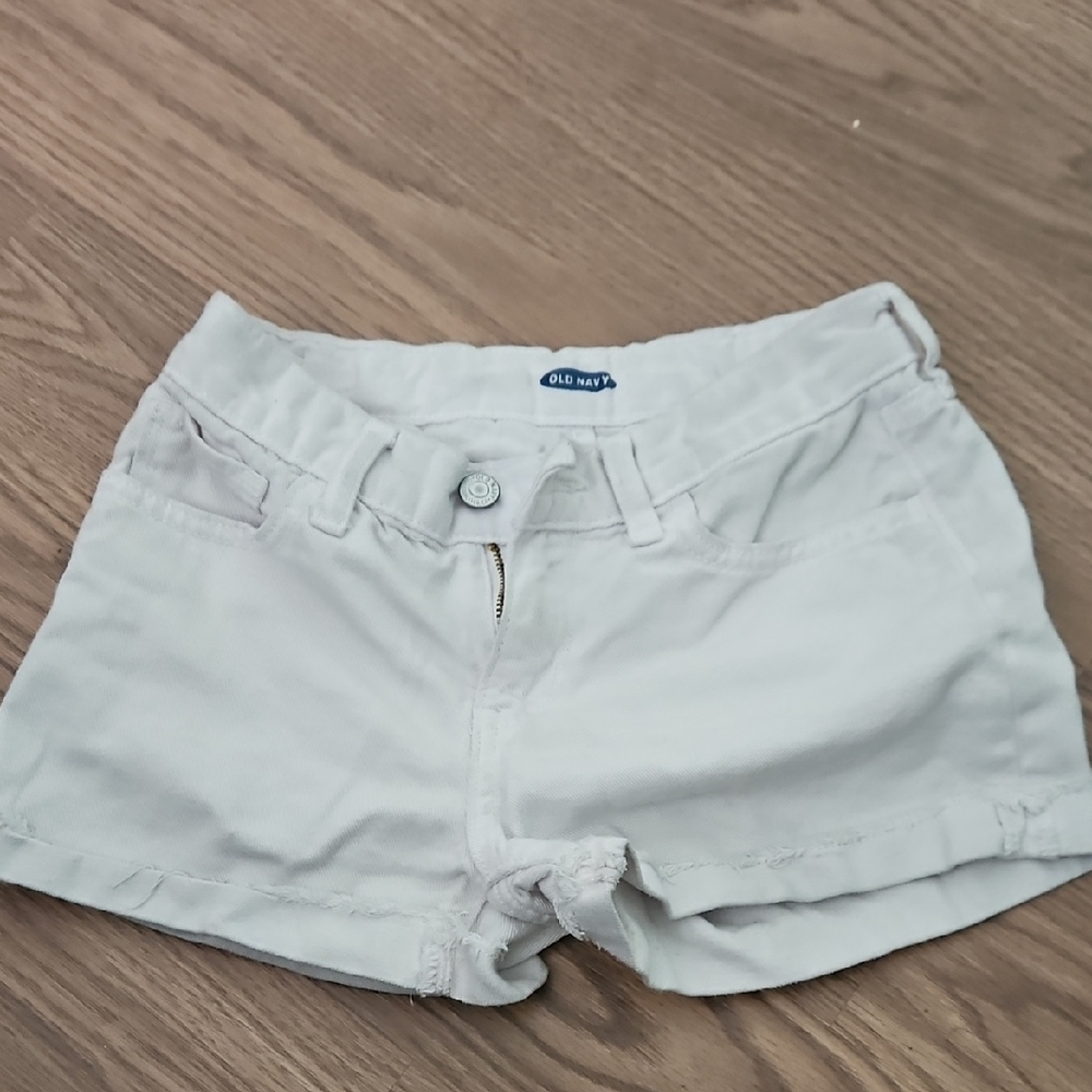 Old Navy Girls White Jean Shorts